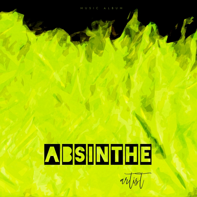 ALBUM COVER | ABSINTHE Instagram Post template